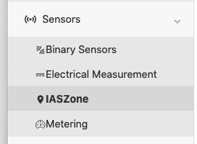 Dev GUI Occupancy IASZone Cluster