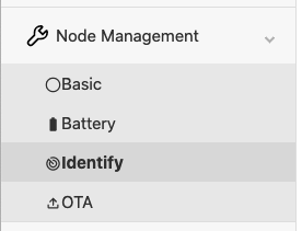 Dev GUI Identify Cluster