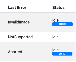 Errors during Firmware Update