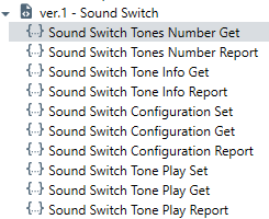 Sound switch commands